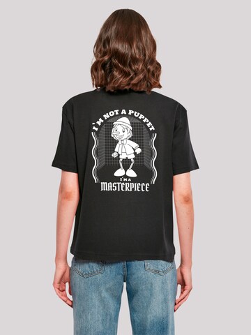 F4NT4STIC Shirt 'Pinocchio Heroes of Childhood' in Zwart
