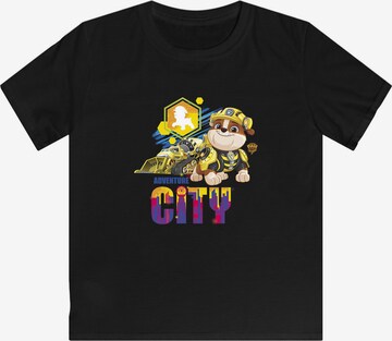 F4NT4STIC Shirt 'Rubble Adventure City' in Zwart: voorkant