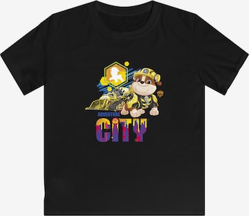 F4NT4STIC Shirt 'Rubble Adventure City' in Zwart: voorkant