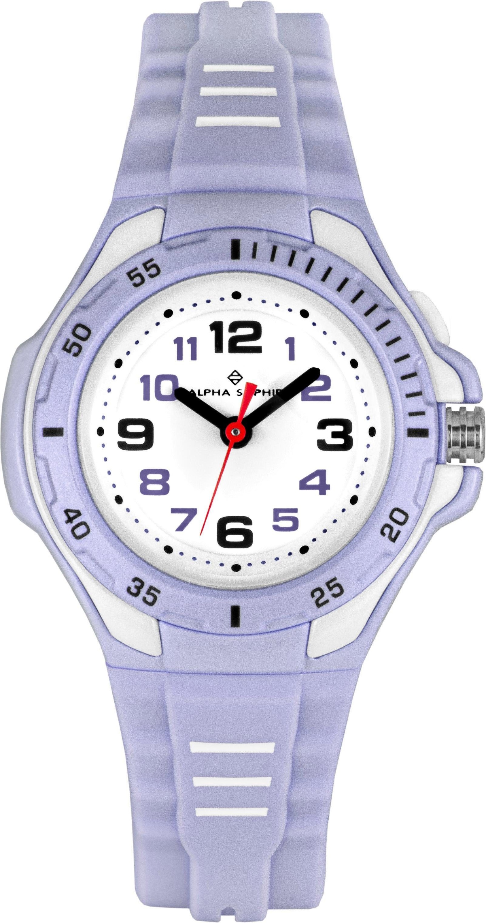 ALPHA SAPHIR Watch in Purple: front