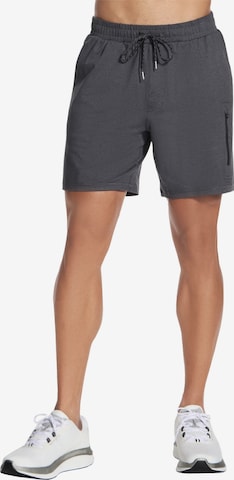 SKECHERS Regular Workout Pants 'Weekend 7' in Black: front