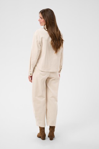 Cream Between-season jacket in Beige