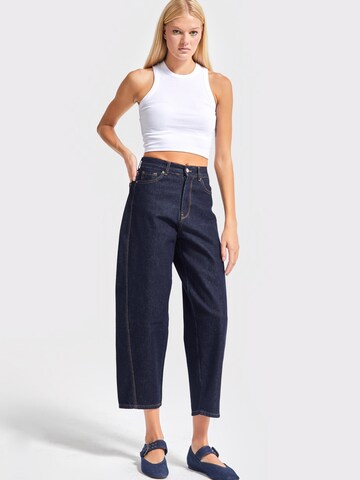 IT'S BASIC Baggy Jeans 'Skater Mid Rise Jeans (Lenght 24)'‌‌ in Blau: Vorderseite