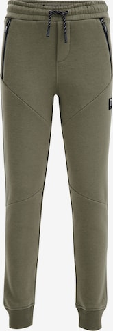 Pantalon WE Fashion en vert : devant