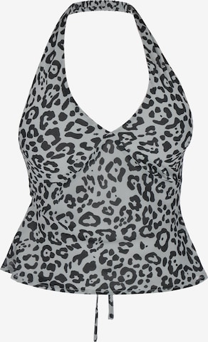 faina - Top 'Festive' em preto: frente