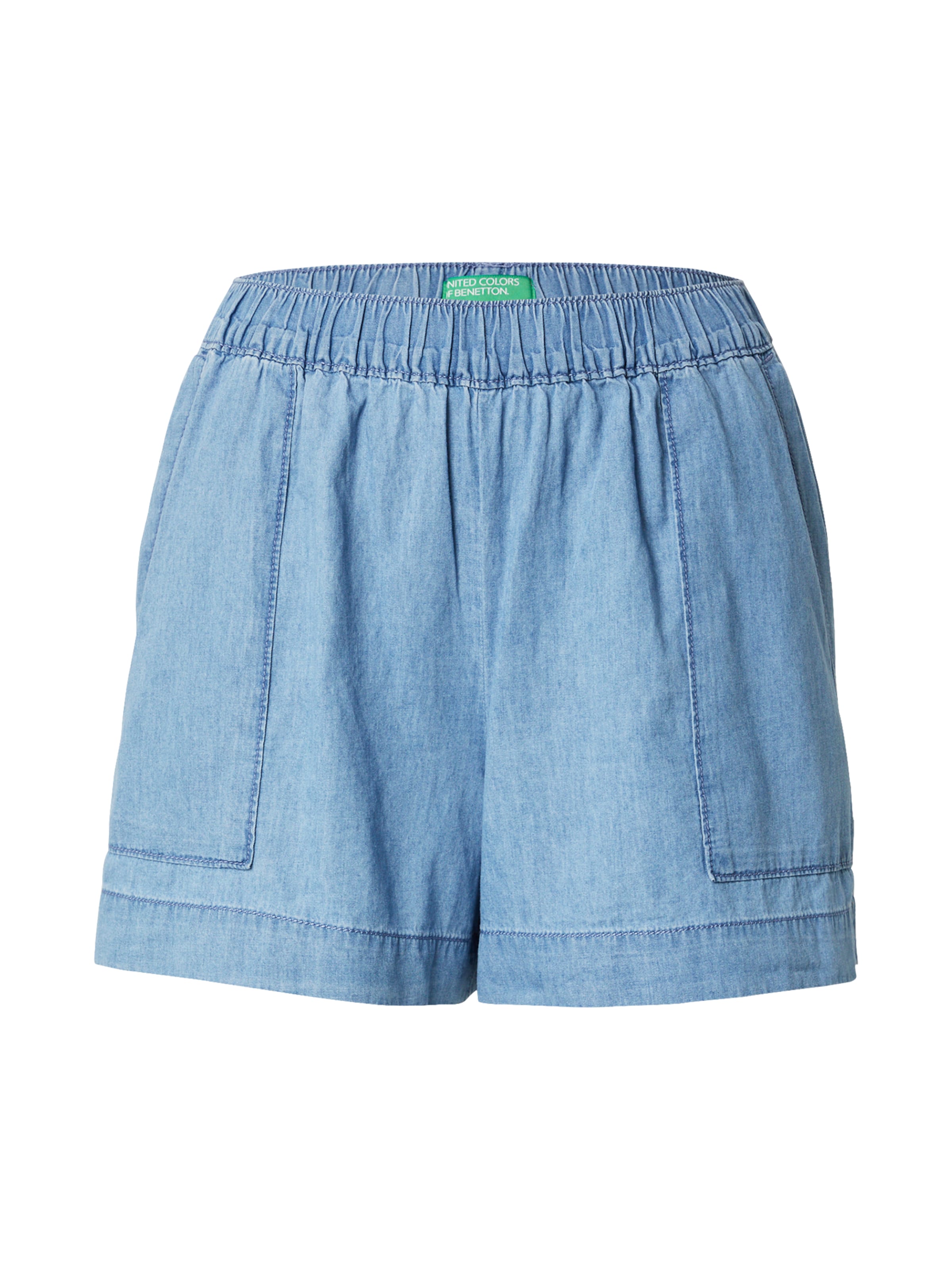 UNITED COLORS OF BENETTON Regularen Hlače | modra barva: sprednja stran