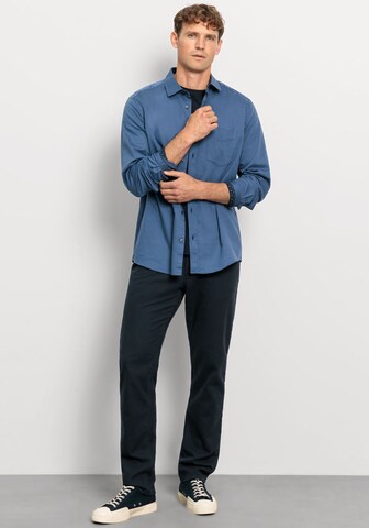 OLYMP Regular Fit Businesshemd in Blau