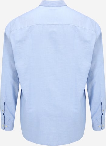 Jack & Jones Plus Regular Fit Hemd 'Oxford' in Blau