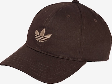 Cappello da baseball 'Adicolor Classic Trefoil' di ADIDAS ORIGINALS in marrone: frontale