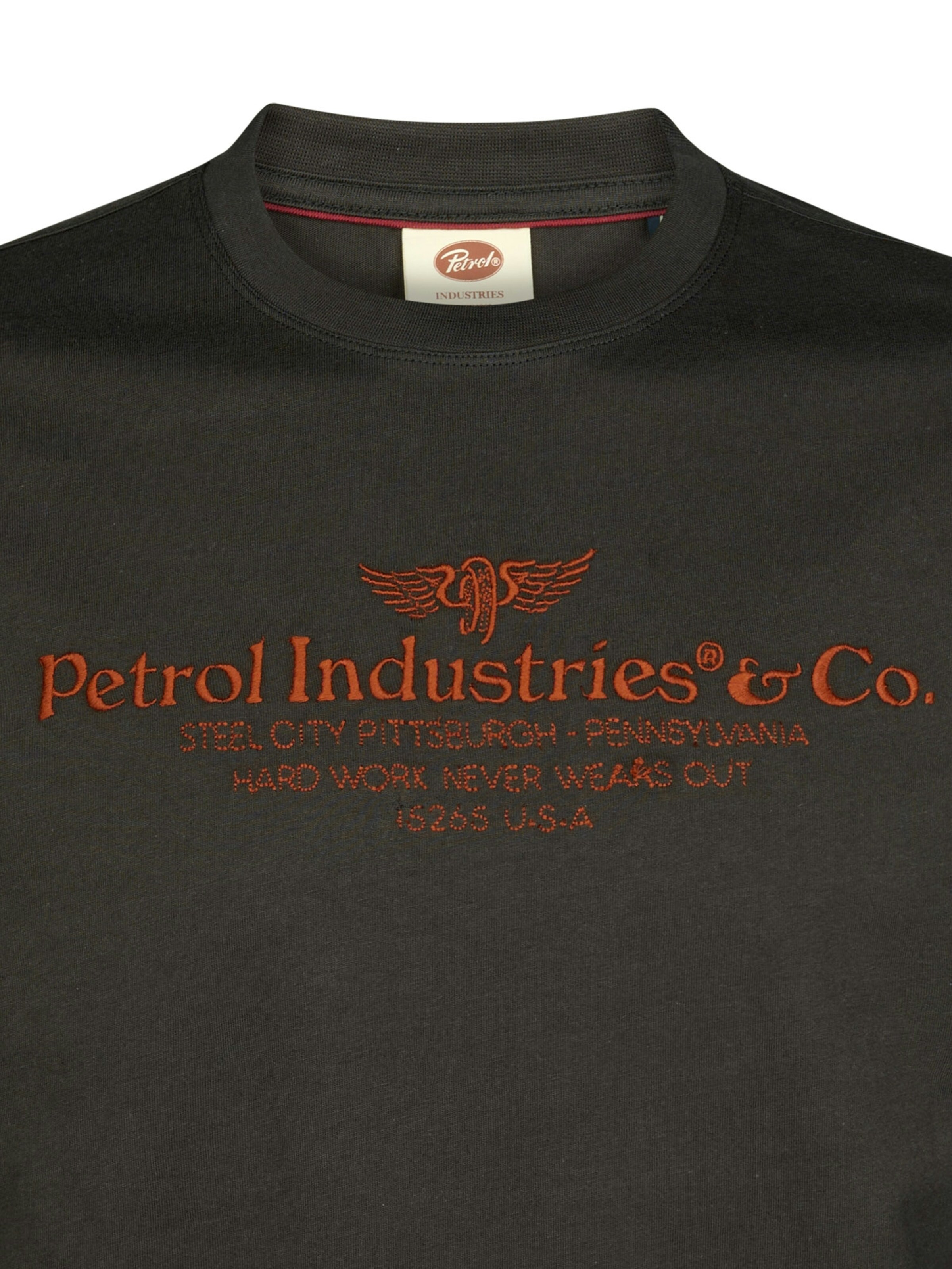 Petrol Industries Μπλουζάκι σε γκρι