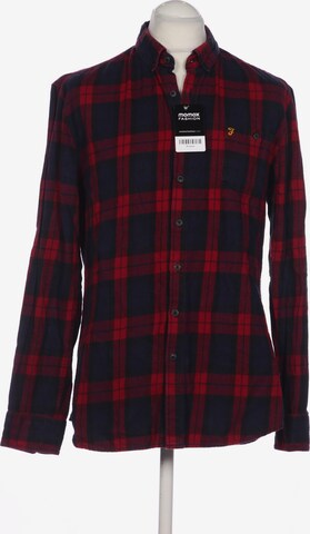 FARAH Button Up Shirt in XL in Red: front