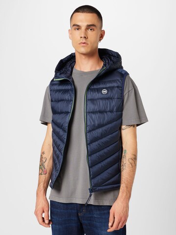 JACK & JONES - Colete 'HERO' em azul: frente