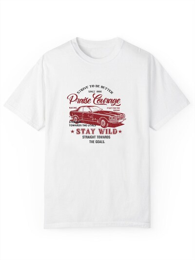 GORHEY T-shirt en blanc, Vue avec produit