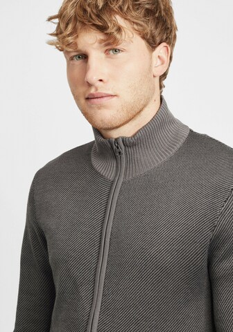 BLEND Knit cardigan 'Londer' in Grey