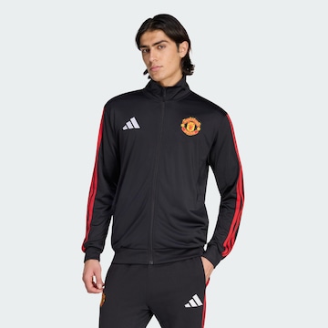 Veste de survêtement 'Manchester United DNA' ADIDAS PERFORMANCE en noir : devant