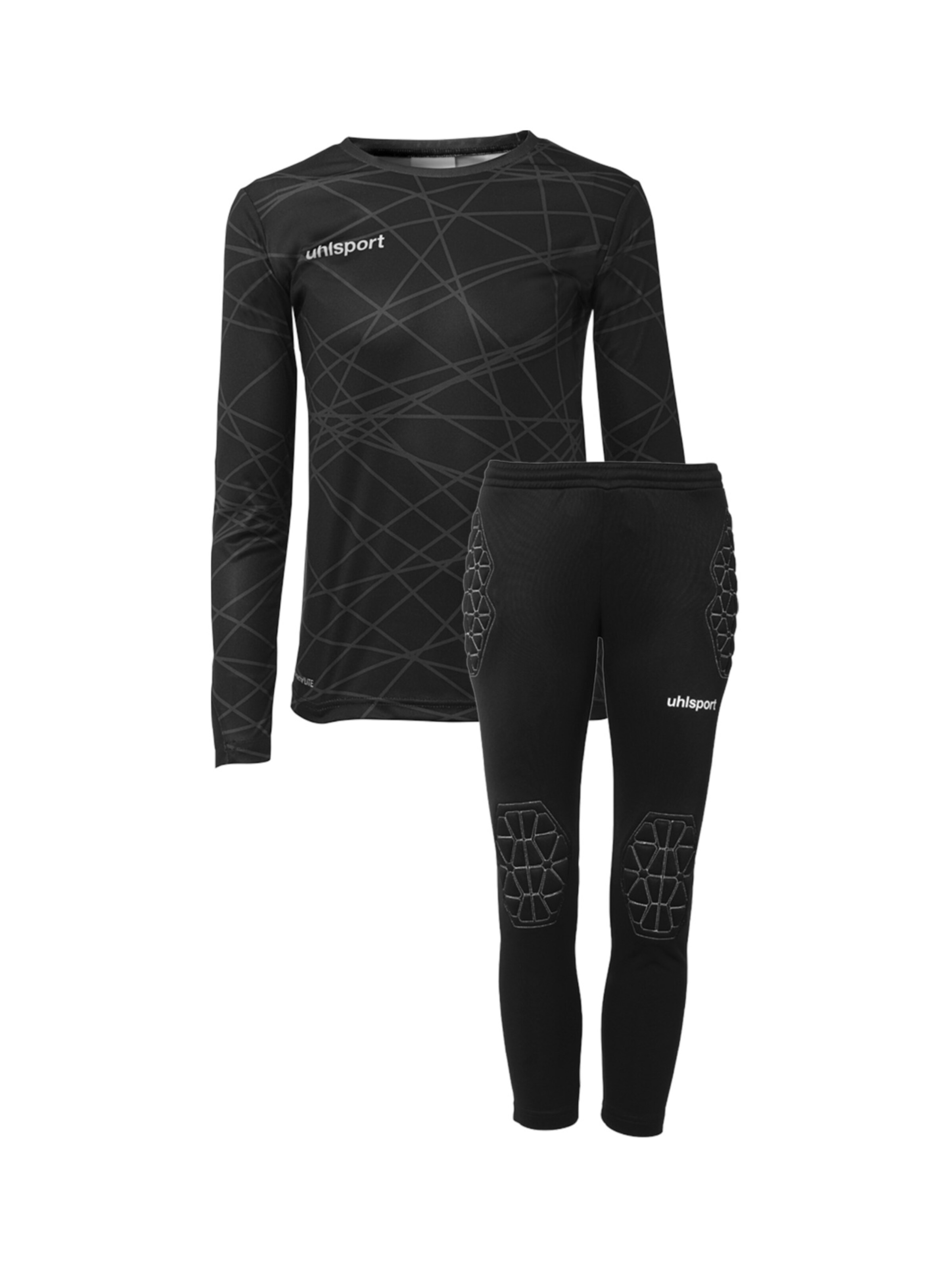 UHLSPORT Tracksuit in Black: front