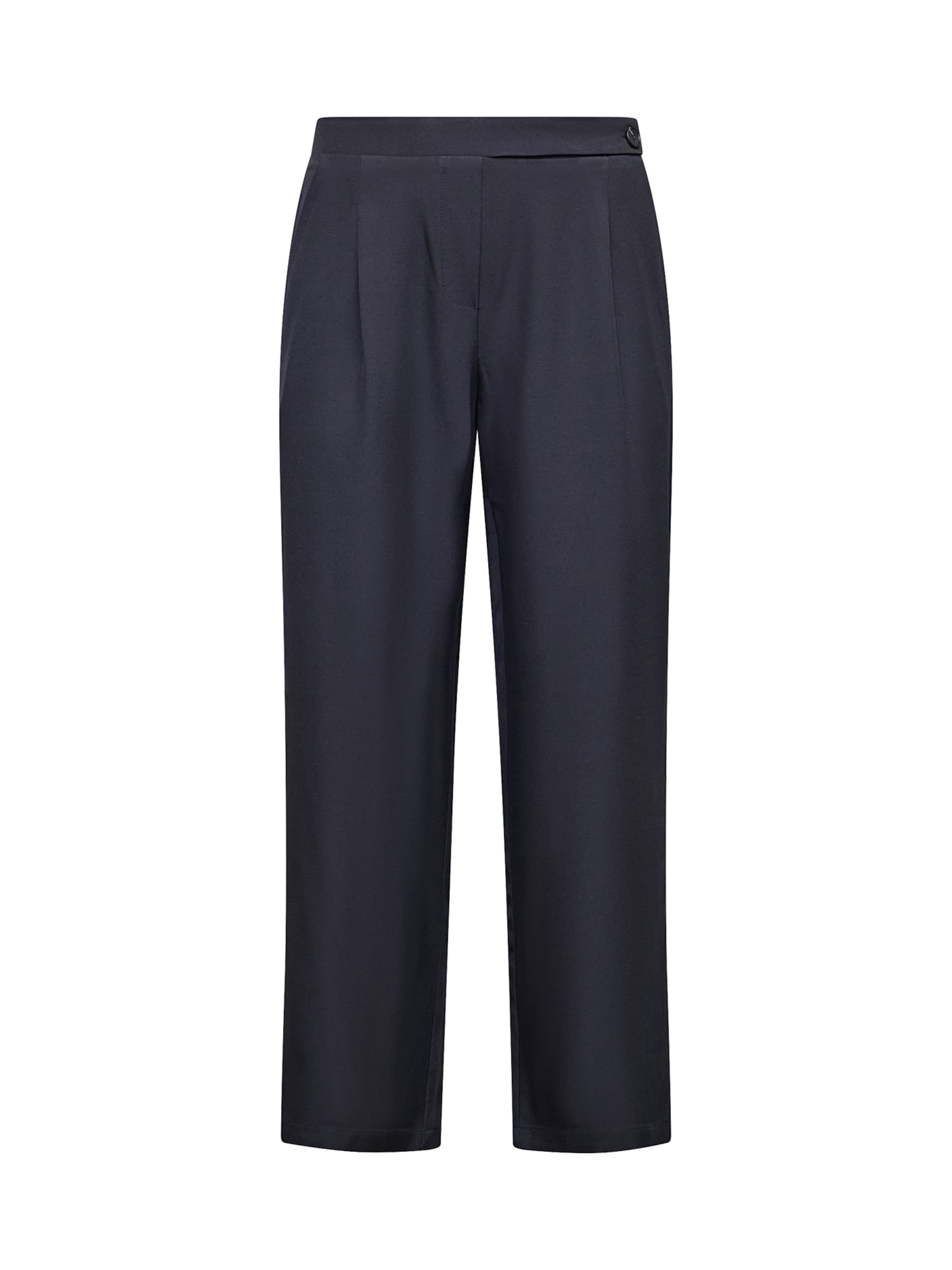 SISTERS POINT Loose fit Pleat-front trousers 'GREAT' in Blue: front