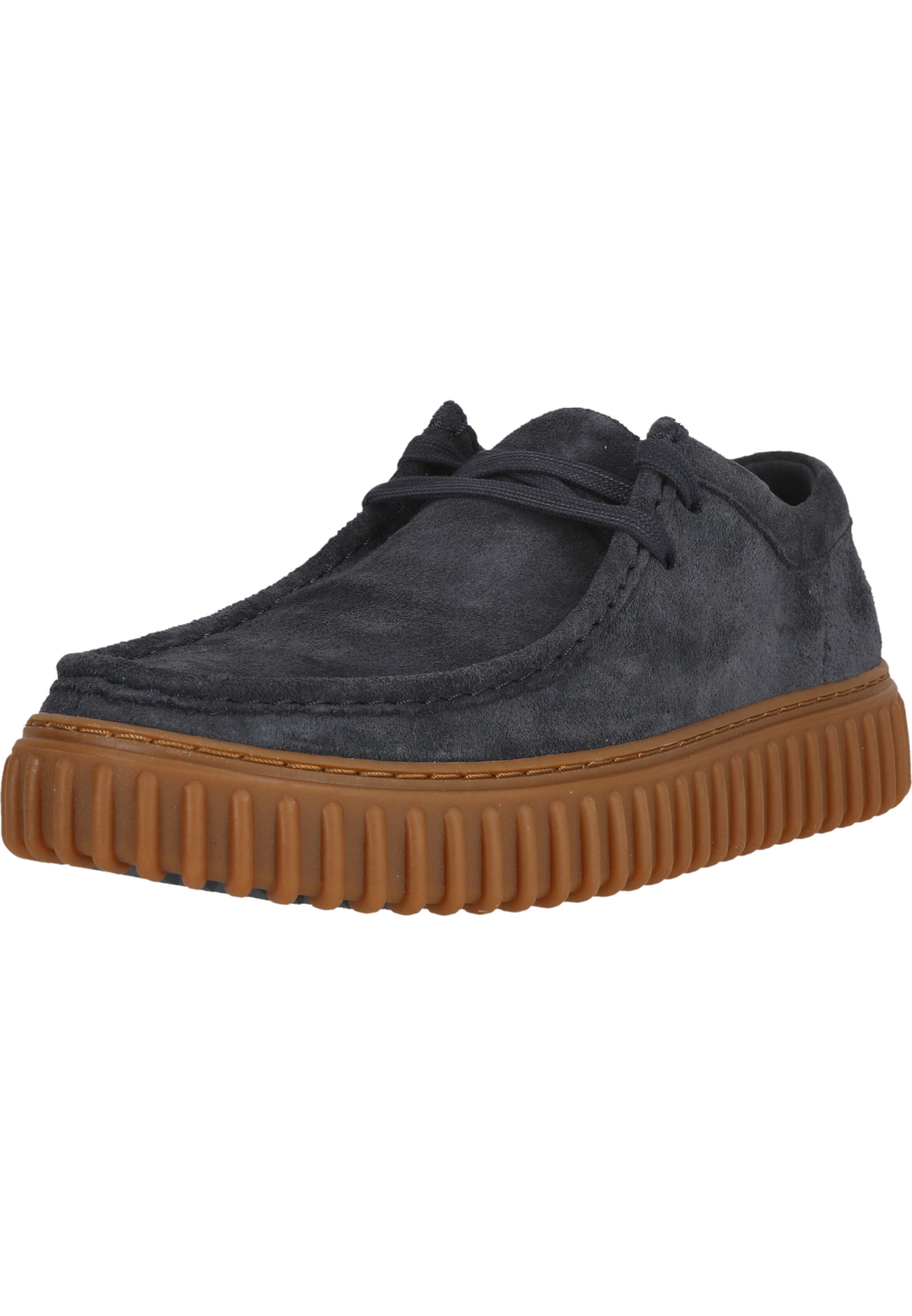 CLARKS Veterschoen 'Torhill Lo' in Blauw: voorkant
