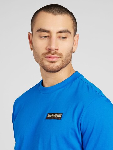 T-Shirt 'S-IAATO' NAPAPIJRI en bleu