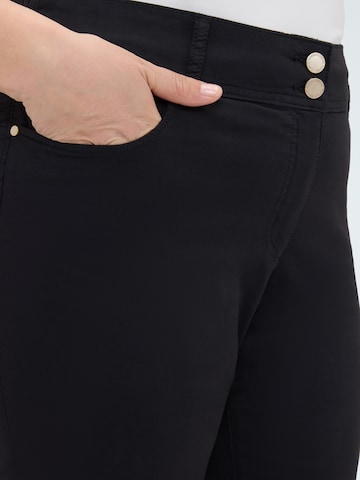 Skinny Pantalon Fiorella Rubino en noir
