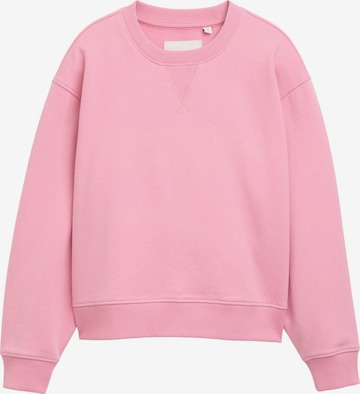 TOM TAILOR Sweatshirt in Pink: front