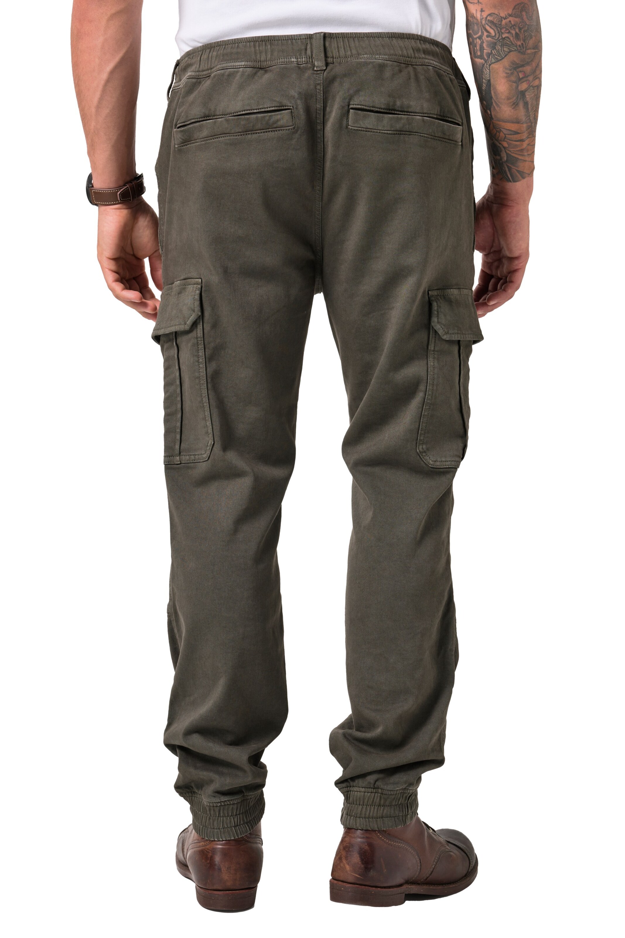 JP1880 Tapered Cargo trousers in Green