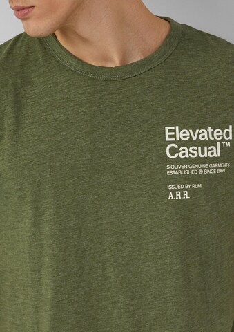 T-Shirt s.Oliver en vert