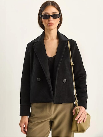 Bianco Lucci Mantel in Schwarz