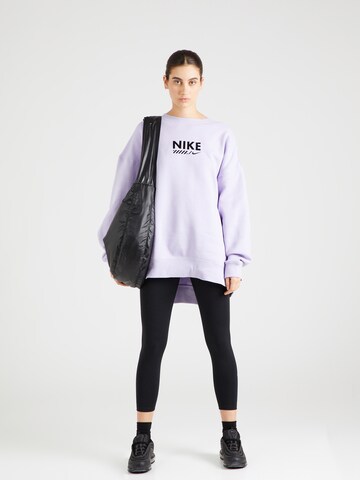 Nike Sportswear Sweatshirt in Purple