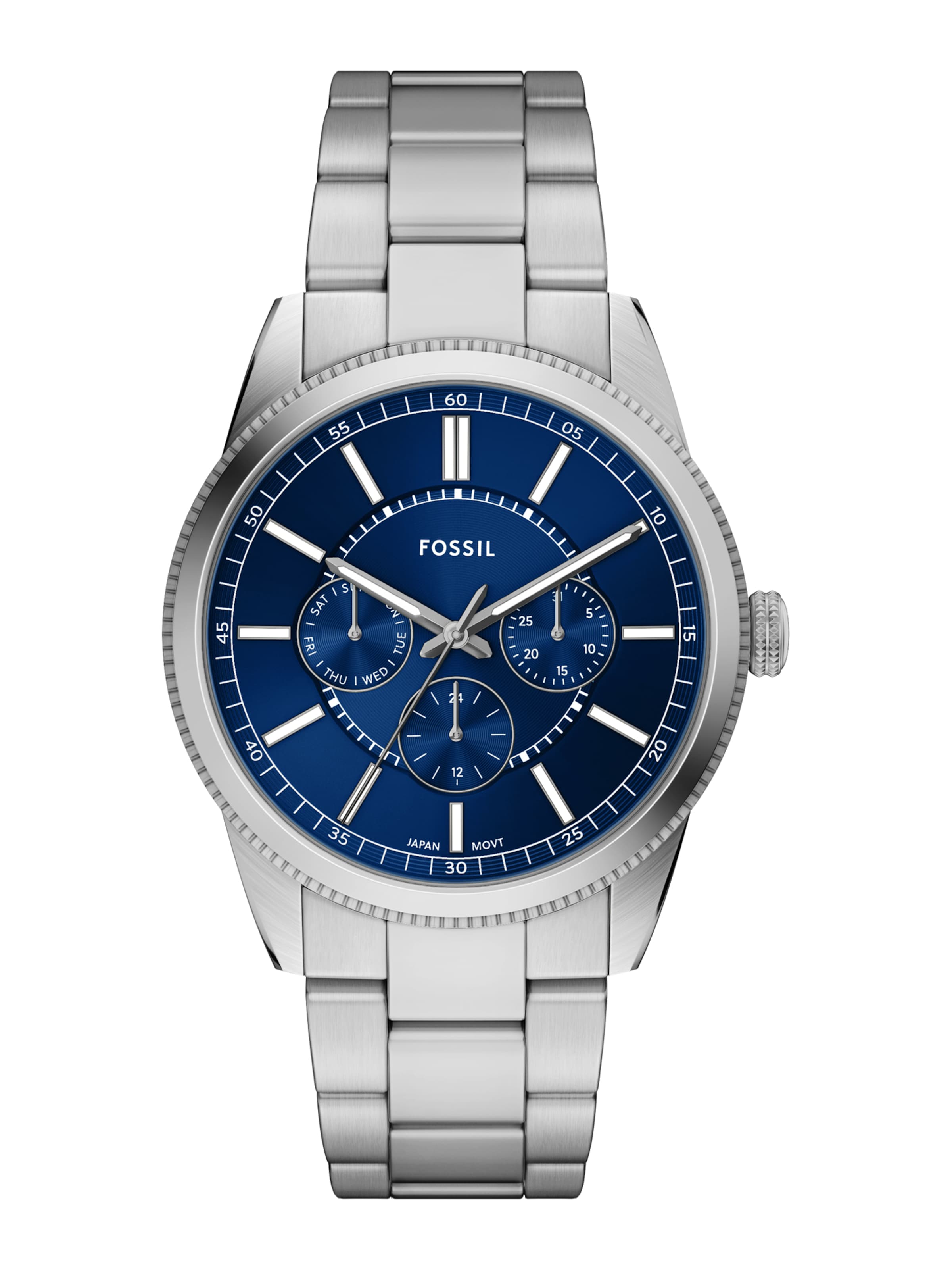 Ceas analogic 'PEARSON' de la FOSSIL pe argintiu: față