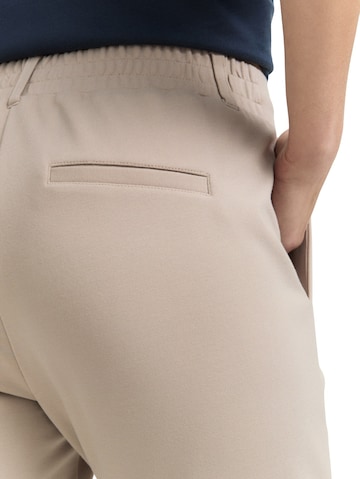 TOM TAILOR Regular Trousers in Beige