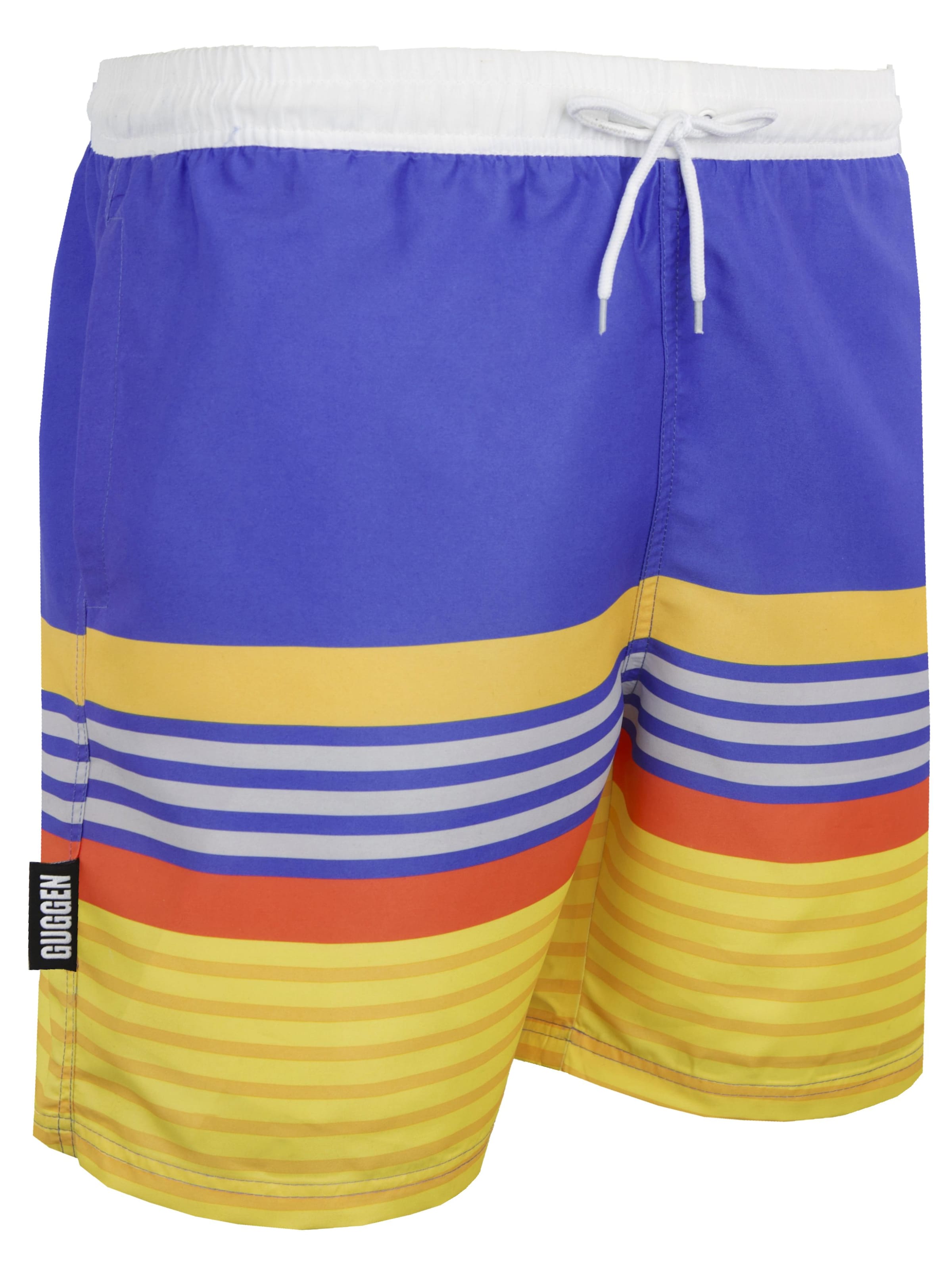Guggen Mountain Badeshorts 'Boardshorts YSB596'‌‌‌‌‌ in Blau: Vorderseite