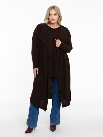 Cardigan Yoek en marron