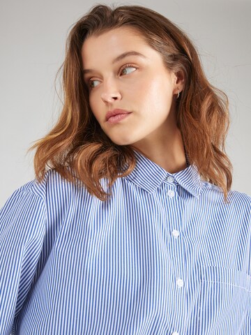 Warehouse Bluse in Blau