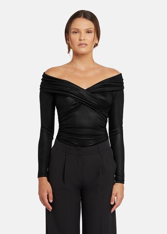 Nicowa Shirt bodysuit in Black