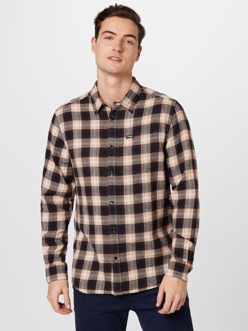 Regular fit Camicia di WRANGLER in nero: frontale