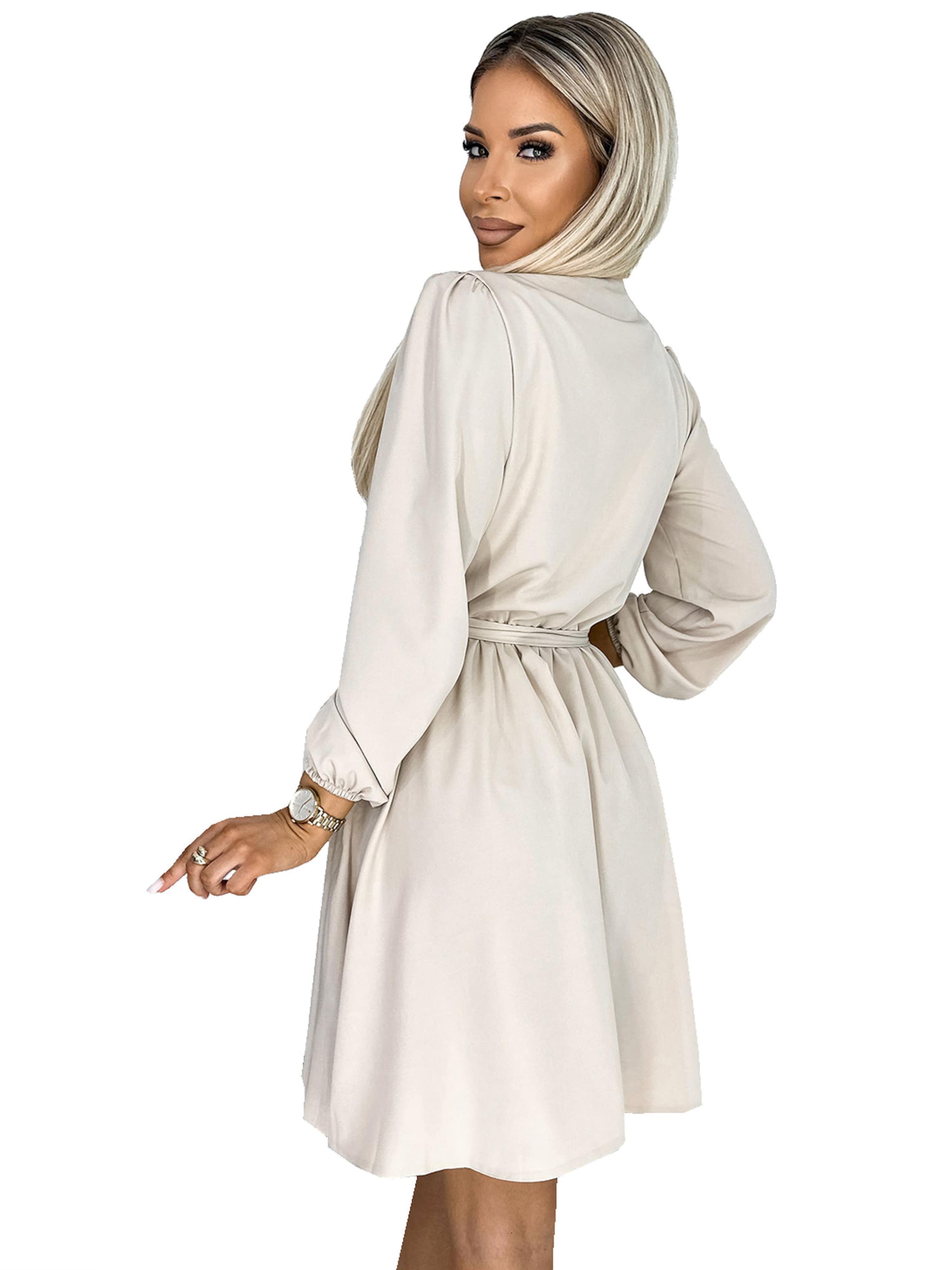 Numoco Dress 'Minikleid Bindy' in Beige