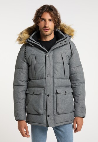 ALEKO Winter Parka in Grey: front