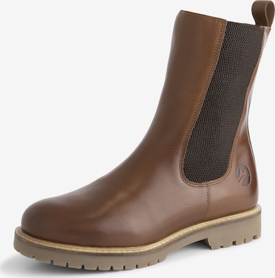 Travelin Chelsea Boots 'Lemming ' en cognac, Vue avec produit