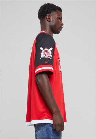 Karl Kani T-Shirt 'Athletics Dirty South' in Rot