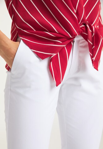 DreiMaster Maritim Slim fit Pants in White
