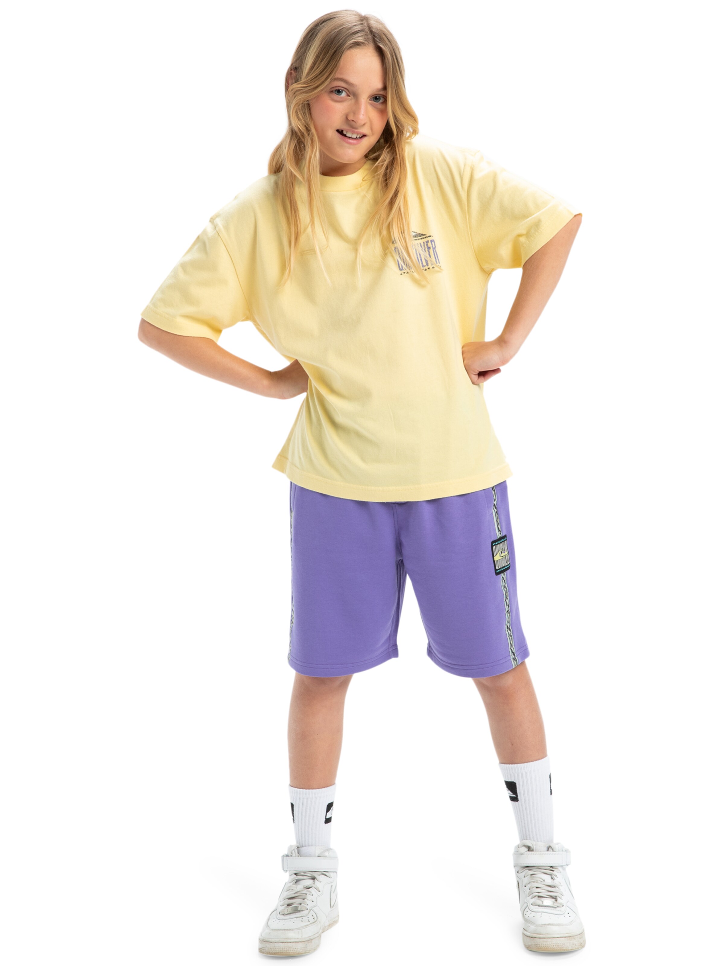 QUIKSILVER T-Shirt 'World Force' in Gelb