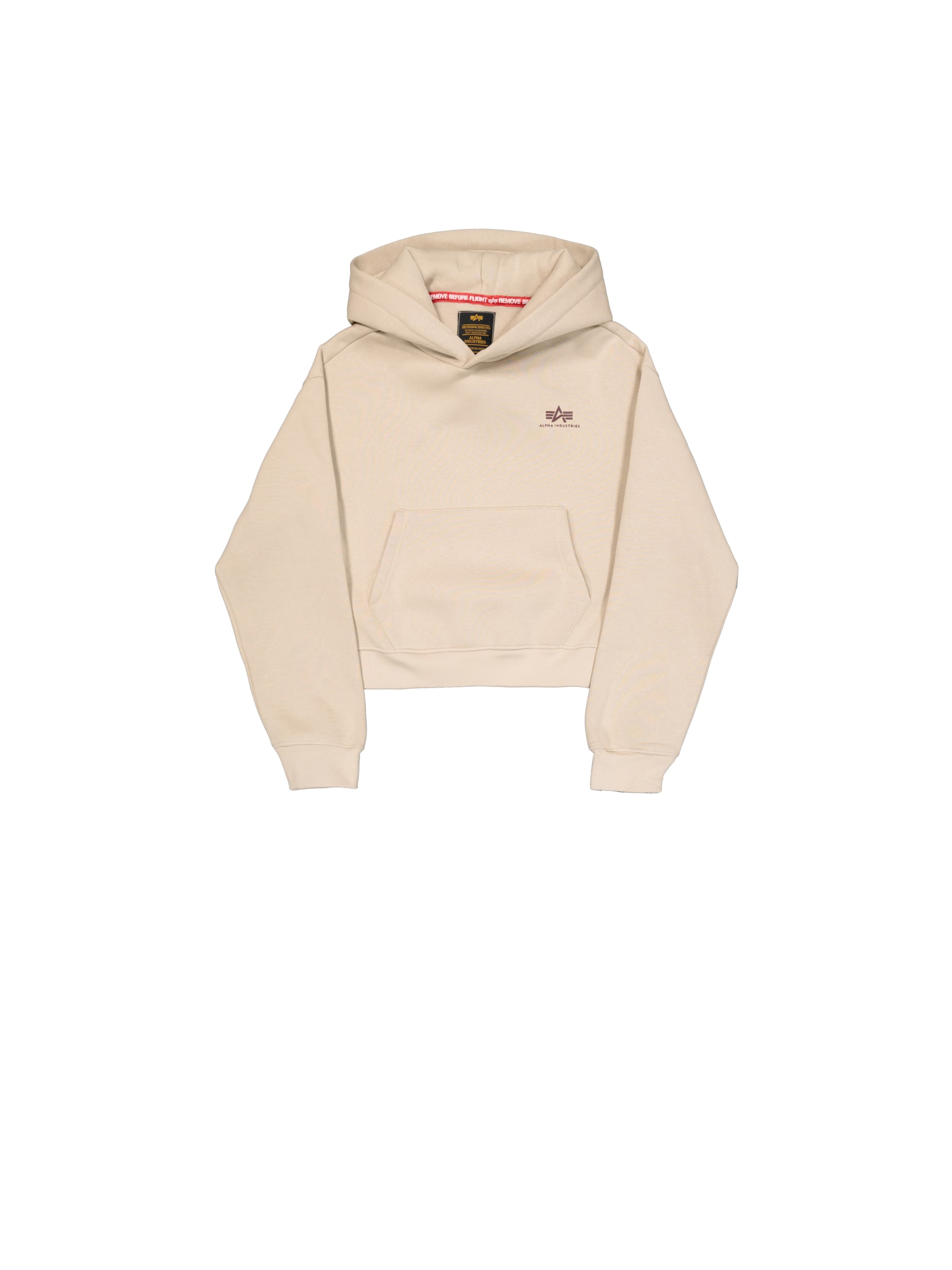 ALPHA INDUSTRIES Μπλούζα φούτερ σε μπεζ: μπροστά