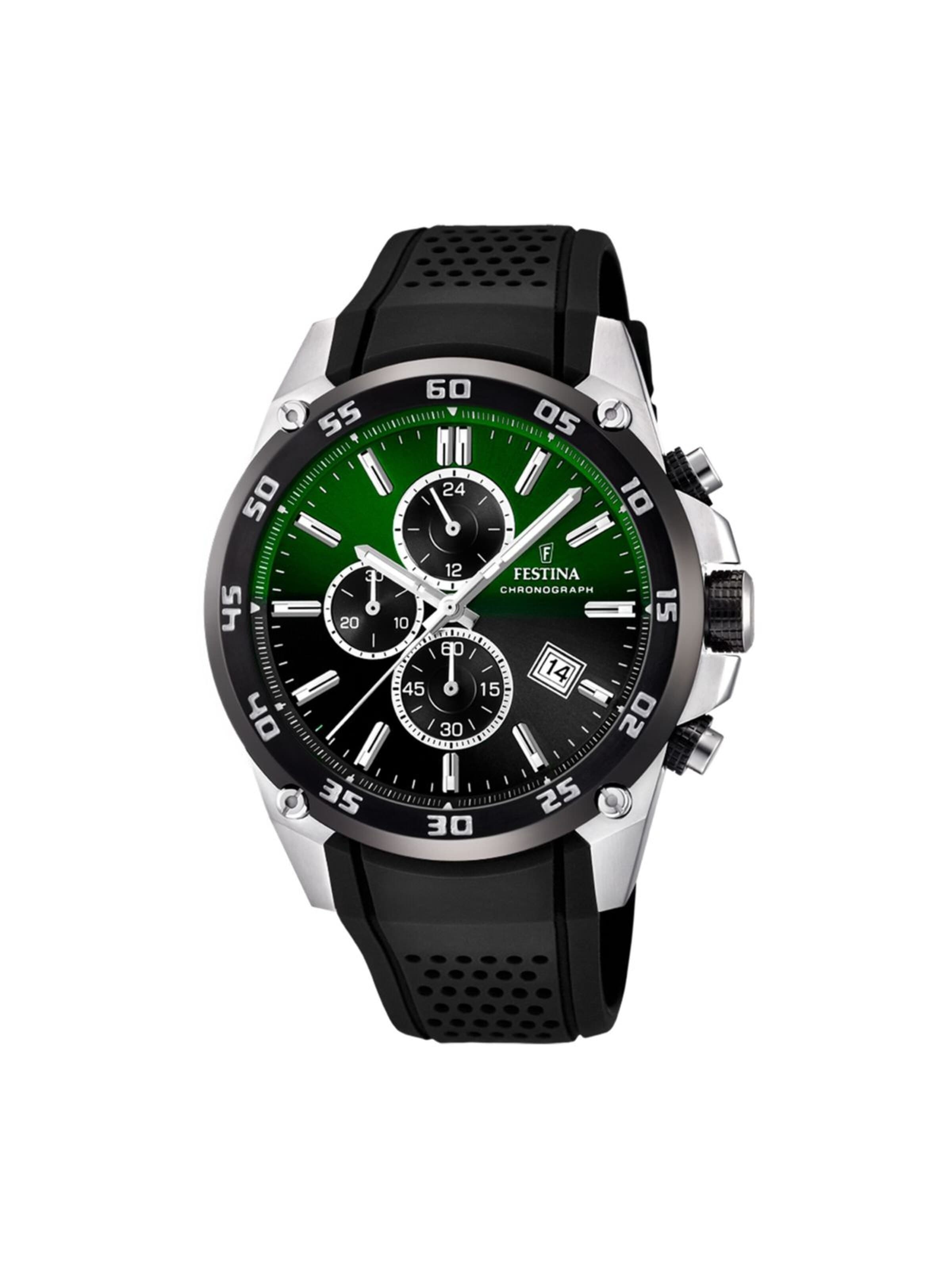 Montre à affichage analogique FESTINA en vert : devant