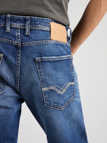 REPLAY Regular Jeans 'Grover' i blå