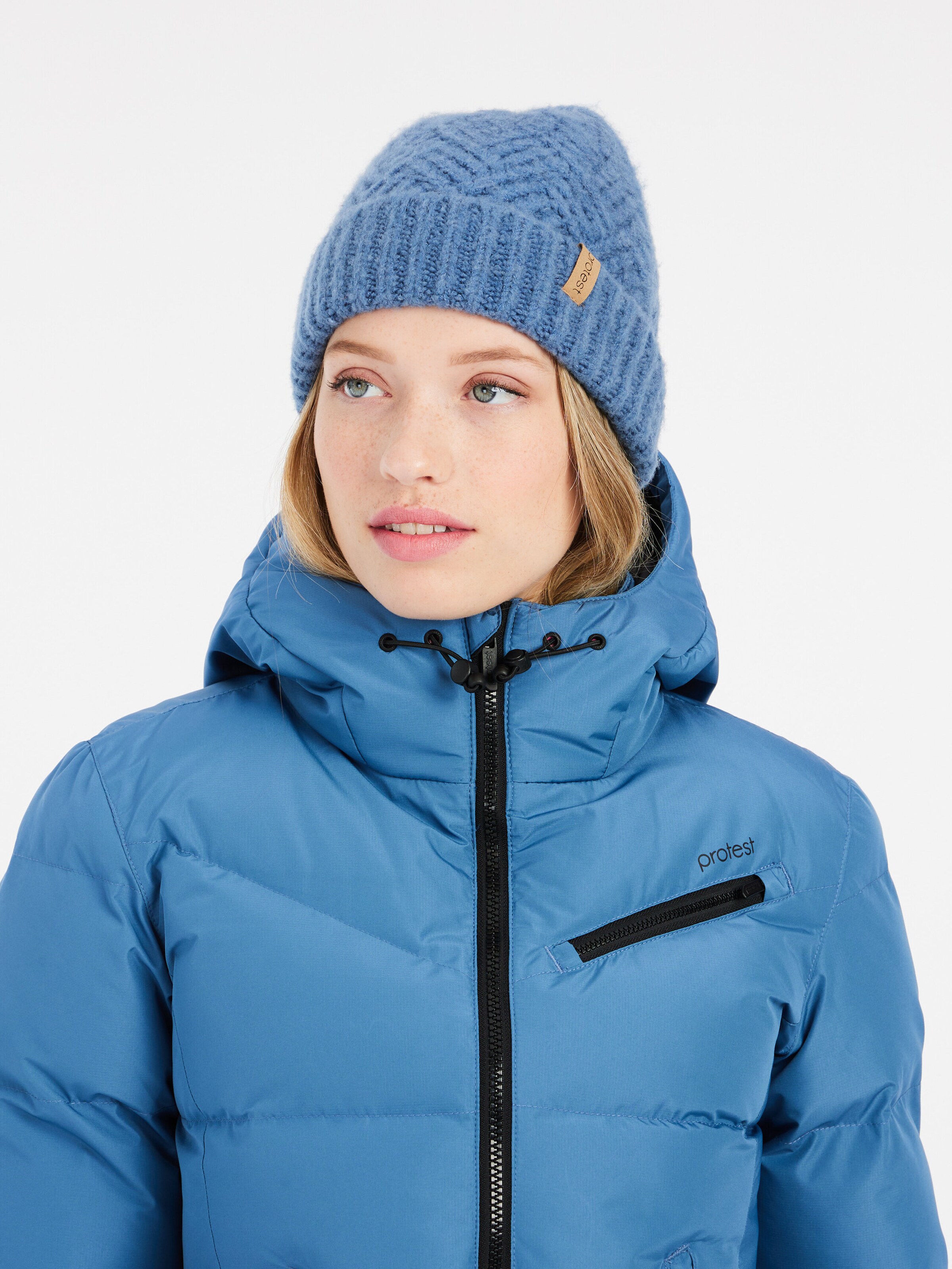PROTEST Athletic Jacket 'PRTLUCID' in Blue