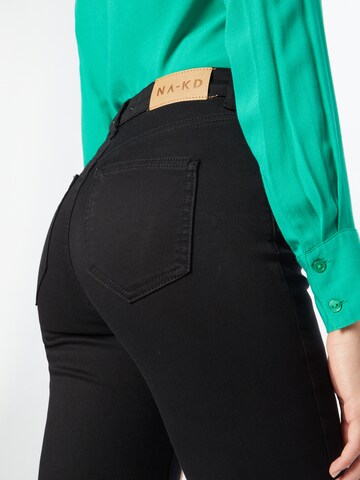 NA-KD Skinny Jeansy w kolorze czarny
