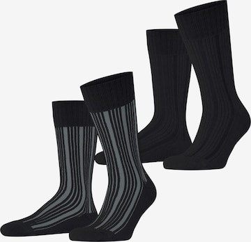ESPRIT Socks 'Plush' in Black: front