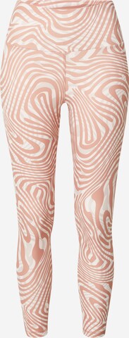 Pantalon de sport 'Essentials Printed' ADIDAS PERFORMANCE en rose : devant