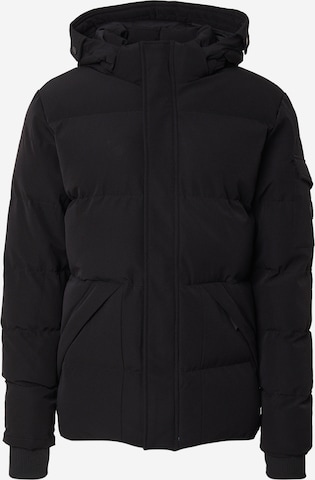 Cars Jeans Зимняя куртка 'CAMDEN' в Черный: спереди